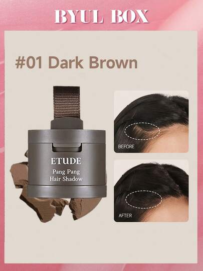  ETUDE Pang Pang Hair Shadow - Rötbehandling & Volumgivande Puder | Snabb lösning för tunt hår, Naturlig look, Resevänlig