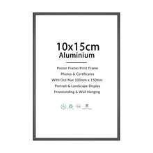 1个A3相框，经典黑色长方形30x40厘米相框，室内A4海报框，无衬垫，适合作为节日礼物送给家人和朋友，可横向或纵向悬挂。