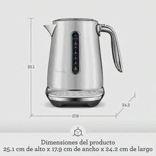 PZW Breville the Smart Kettle Luxe BKE845BSS1BUS12537 - Plateado - Ver 4