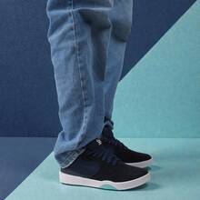 Tênis Masculino Esportivo Marinho Caminhada Corrida Academia Confortável Amortecimento Suave 38–43Ideal para Treinos e Uso Diário 38–43 - REF 800 Marinho - Visão 11