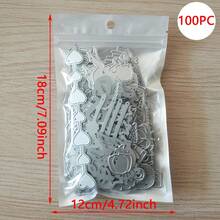 10pcs/20pcs Random Metal Cutting Dies, Small Size DIY Paper Card Craft Cutting Mold, Carbon Steel Mold For Scrapbooking, Greeting Cards, Embossing, Home Decor Projects