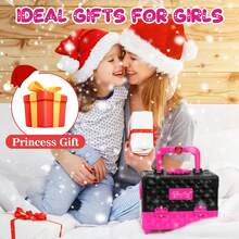 45 PCS Kids Washable Makeup Girl Toys - Real Makeup Kit Kid Make Up Set, Kids Makeup Toys, For Children Princess Dress Up Christmas Birthday Gifts Toys For 3 4 5 6 7 8 9 10 11 12 Year Old Girls ( 6.4in X 4.3in X 4.53in ) - 玫紅色 - 查看 8