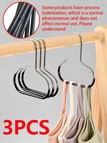 Hat Storage Hanger, Anti-Slip Hanger Storage Rack, Creative Circular Hanger For Clothes, Stainless Steel Hanger For Hat, Suspender, Scarf, Underwear. - Multicolor - View 12