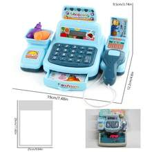 Children's Funny Dress-Up Toy Simulation Cash Register, Parent-Child Interactive Supermarket Cash Register Toy, Suitable For 3+ Years Old (Batteries Not Included) - Multicolor - View 8