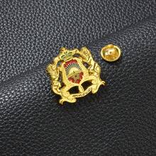 1pc Morocco Brooch For Women Girls Stainless Steel Moroccan Maroc Jewelry