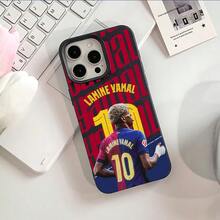 Football Genius B-Barcelona No. 10 Y-Yamal Shockproof Soft Back Cover Phone Case Compatible With IPhone 17 16 15 14 13 12 11 Pro Max Air Plus, Couple Gift - Multicolor - View 5