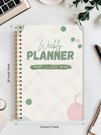 BUBU Daily Planner Notebook - Spiral Bound To-Do List Tracker, Undated Task Priority And Notes, Suitable For School Or Office Supplies, Back To School Essentials