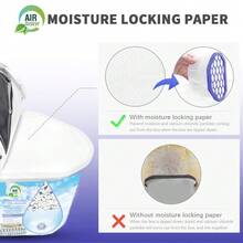 AIR FUSION 3-Pack Powerful Moisture Absorber & Odor Eliminator Boxes - For Closets, Bathrooms, RVs. Reusable Dehumidifier Traps Damp, Prevents Mold & Musty Smells In Rooms, Kitchens, Boats. Keeps Air Fresh & Dry. - Than tre hoạt tính - Xem 5