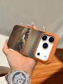 Photo Realistic Wild Horses Running Herd Action Shot Phone Case ,Cover Dynamic Nature View Phone Accessories Powerful Freedom Aesthetic Phone Protector Western Vibe Gift,Compatible With Iphone 17promax/17pro/17/17Air/16promax/16pro/16plus/16/15promax/15pro/15plus/15/14promax/14pro/14plus/14/13promax/13pro/13/12promax/12pro/12 - Mocha(摩卡色) - 查看 8