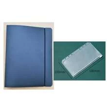 A4/A5/A6/A7 Minimalist Black Matte PP Plastic Binder Rings - Black - View 17