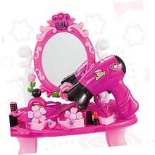Caja Juguete De Niña Herramientas Para El Cabello Juguetes Rosa Cosmetico Niño TocadorConveniente y duradero, favorito para niños - Multicolor - Ver 3