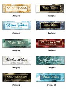 1pc Customized Acrylic Desk Name Plate, 20 Styles Available, Personalized Text, Employee Appreciation Gift For Teachers, Colleagues, Nurses, Managers - Multicolor - View 6