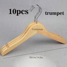 [Customized] Natural Solid Wood Hanger - Carved With Your Exclusive Logo Wooden Rotating Clothes Hanger For Clothing Store Wardrobe, Wooden Clothes Rack, Non-Slip Closet Organizer, Adult Wooden Hanger, Suitable For Wedding,Multi-Functional,Adjustable, Ornamental,Reusable,Exquisite,Adorable,High-Quality,Modern,Colorful,Cute,Comfortable,Stylish,Custom,Personalized,Unique,Ideal Gifts For Him,Ideal Gifts For Her,Boyfriend,Girlfriend,Dad,Mom,Family,Friends,Son,Daughter,Office,Tea Room,School,Home,Home Refresh,Customized Hangers & Racks - Bow Hanger - View 26