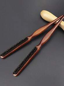 一套包含：猪鬃毛发刷，适用于所有发质（干/湿），可打造男女皆宜的卷发造型；猪鬃毛胡须刷；木质三排发梳；蓬松发刷；尖尾梳；边缘梳；专业无香发刷，适用于粗细发质，可打造光滑服帖的背头造型；可用作头皮按摩工具，辅助发型设计和剪发；返校季必备发刷套装；旅行度假必备。