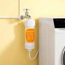 Household Water Purifier, Kitchen Faucet Filter, Tap Water Purifier, Pre-Filter, Non-Drinking Water Purifier, Washing Machine, Toilet, Shower, Water Heater Pre-Filter, Faucet Water Purifier Pre-Filter Cotton Accessories - White - View 3