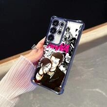 nana122JH Funda de Teléfono con Patrón de Anime, Funda de Teléfono con Marco Electrochapado Azul para  15/Redmi Note 14/14 Pro/14 Pro+/13/13/13 Pro/13 Pro+/12/12/12 Pro/12 Pro+/12S/12 Turbo/10 Pro/14/Poco F6 Pro/ 14T/ 14 Pro/Poco X6 Pro/Poco F5 Pro/Poco X7 Pro Funda Protectora Completa Antigolpes con Marco Electrochapado, Regalo de Navidad, Regalo de Año Nuevo - Mezcla de colores - Ver 1