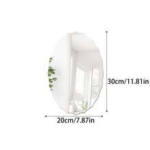 OUTANA 1片无框自粘全身镜墙贴。可移除、防碎、非玻璃材质的长方形镜子,适用于卧室、健身房门、客厅、浴室和办公室,可用作装饰化妆镜或墙镜。 - 彩色 - 查看 16