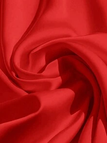 One Spring & Autumn Draped Neck Tied Dress, Elegant & Slim-Fitting, Retro Luxury Style, Dinner Party.Women's Dresses Elegant Party Women's Wear Elegant Women's Dresses. - Red - View 6