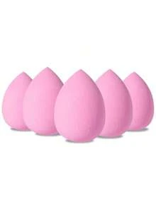 30/5/3pcs Multi-Functional Pink Makeup Sponges, Foundation Blending Sponges, Liquid/Cream/Powder Seamless Smooth Makeup Sponges, Water Drop Shaped Makeup Sponges, Makeup Tools - Dry & Wet Use, Professional Soft Concealer Sponges - Pink - View 5