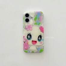 17 Pro,Phone Cases,16,17,15,16 Plus Phone,Ins Korean Cartoon TamagotchiS Phone S25 S24 S23 S22 S21 FE Ultra Plus 4G 5G Texture Back Cover.Accessories. - YSK-325YS251013101 - Xem 5