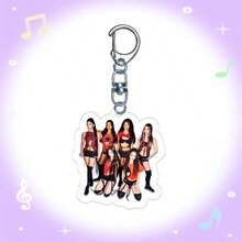 KATSEYE Keychain, Kpop Fans Merch Goods, 2D Acrylic Keychain, Concert Fansite Goods, Halloween & Christmas Gift, Small Gift, Collectible - Multicolor - View 15