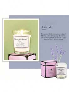 两件套/香氛蜡烛及5支无焰香薰棒，1支多香型蜡烛，天然植物香氛，无烟天然大豆蜡香氛蜡烛，持久留香，室内浴室皆宜，礼盒装 - 彩色 - 查看 24