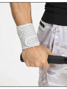 1 Stück verstellbare Handgelenkstütze mit 2 Federn, atmungsaktiv, Handgelenkstütze mit Kreuzriemen, Druckfixierung, für Basketball, Badminton, Tennis, Laufen, Radfahren, für Herren & Damen, Fitness Handgelenkbandagen Zubehör - Armband - Übersicht 10