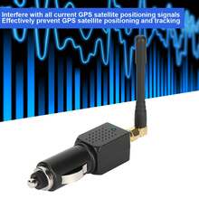 Inhibidor GPS portátil Interferencia de señal Protector de señal GPS para proteger la información sobre la ubicación 12 V/24 V - Negro - Ver 3