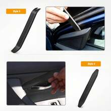 4 PCS Auto Trim Removal Tool Kit No-Scratch Tool Kit For Car Audio Dash Window Molding (Black) - Black - View 6