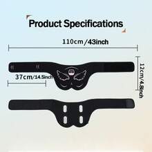 Electric Hip Trainer With Remote Control - Rechargeable Hip Trainer | Remote Control Usage | Ideal Gift For Home Gym & Muscle Recovery, Muscle Massager, Comfortable Design, Peach Butt Shaper For| Home Fitness - 黑色 - 查看 2