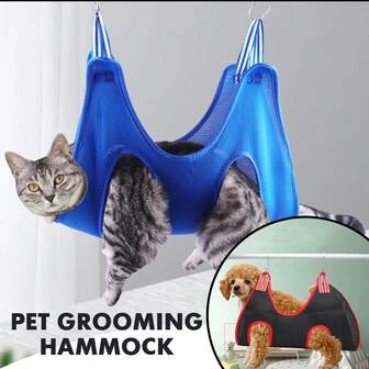 Pet Cat Dog Grooming Nail Cutting Anti Scratch Bite Fixed Bag Bath Trimming Restraint Bag Beauty Hammock Hanging Pet Supplies