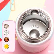 Miniso Sanrio Cinnamoroll 320毫升/10.82盎司双层保温杯 - 316不锈钢，保温/保冷，防漏，适合办公室/家庭/通勤（1个） - 白色 - 查看 3