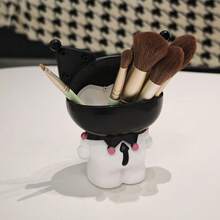 SANRIO Hello Kitty & Kuromi 笔筒及化妆刷收纳盒，可爱三丽鸥学生桌面收纳，开学/圣诞礼物 - 彩色 - 查看 4