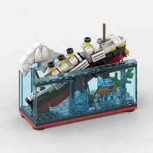Classic Shipwreck MOC Building Blocks Ship Set, Adult DIY Assembling Boat Brick Toy Model, Suitable As Birthday, Halloween, Christmas Gift - Model - View 4