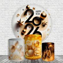 Decorative Covers For Panels And Cylinders For Happy New Year Themed Parties With Elastic Bands - 新年套裝 314 - 查看 7