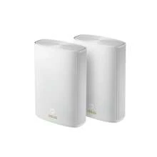 ASUS Zen WiFi AX Hybrid Powerline Mesh WiFi6 System (XP4) 2PK - Whole Home Coverage Up To 5,500 Sq. Ft (Refurbished) - White - View 1
