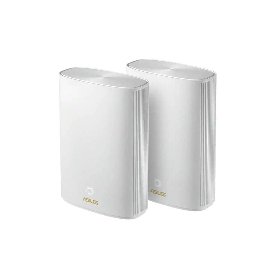 ASUS Zen WiFi AX Hybrid Powerline Mesh WiFi6 System (XP4) 2PK - Whole Home Coverage Up To 5,500 Sq. Ft (Refurbished) - White - View 1