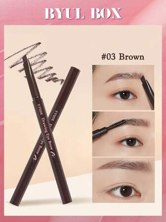 ETUDE Dual Brow Pencil 2-In-1 Waterproof & Smudge Proof W