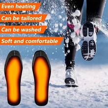 1pc USB Heated Shoe Pad, Electric Foot Warmer Pad, Warm Socks Pad For Winter Outdoor Sports, Keeps Feet Warm - Multicolor - View 2