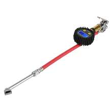 Medidor de Presión de Llantas, 3-200PSI Inflador de Llantas Digital Universal Medidor de Presión de Llantas de Alta Sensibilidad para Probador de Presión de Llantas para Autos Y Motocicletas - negro - Ver 8
