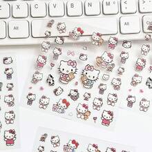 Sanrio 可爱Hello Kitty眼镜 复古动漫眼镜 装饰配件 Y2K卡通镜框 无镜片 时尚女孩礼物 - 豹紋 - 查看 7