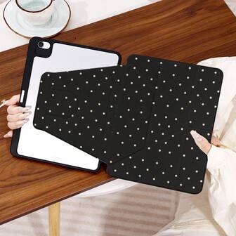 360° Rotatable IPad Protective Case, Y-Shaped Folding Stand, High-Definition UV Printing, Suitable For IPad 11 2025, IPad Air 11/13 2025 M3, IPad Air (M2) 11/13 Inch, IPad Air 4/5/6 10.9inch, IPad Pro 11 Inch, IPad Pro 12.9 Inch, IPad 10.2 Inch, IPad 9th/10th Generation And Various Models, Elegant Design, Good Choice For Office, Home, And Travel Use, Also A Great Birthday Or Christmas Gift For Kids