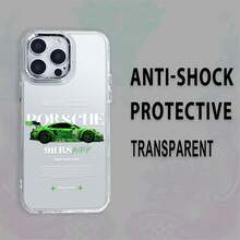 Diseño de coche de carreras verde. Esta elegante funda es compatible con los modelos  16, 15, 14 Pro Max, 13, 12, 11, XR y XS Plus. Fabricada en silicona TPU, ofrece protección contra golpes y caídas, además de una sensación superior. Es un regalo ideal para familiares, amigos y seres queridos, y una elección perfecta para Navidad. cubiertas, funda de teléfono, fundas de teléfono, funda de , funda de  17 pro, funda de  16, navidad, funda de  17 pro max, funda de  17, fundas de , funda de  15,  17 pro max, fundas para , funda de  16 plus, regalos de navidad, funda de  13, funda de teléfono de navidad, funda de  16 pro, funda de teléfono  15, funda de teléfono  13, funda de  33, rosa, funda de teléfono ros - transparente - Ver 1
