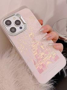 1个激光烟花奇幻城堡手机壳，兼容 17、17 Pro Max、17 Air、17、16 Pro Max、16 Pro、16 Plus、16、15 Pro Max、15 Pro、15 Plus、12 Pro Max、12 Pro、12/11，适合女孩，可作为礼物送给亲戚、朋友、同学、闺蜜，也适合作为情人节礼物。 - 粉色 - 查看 3