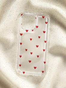 1个透明气垫爱心设计手机壳，兼容 16 Pro Max/16 Pro/16、12/13/14、15 Plus/15 Pro/15/13 Pro Max，女士保护壳，也适用于S21/S22/S23/S24/S25、A21/A23/A35/A55/A54/A53/A23/A16/A17，国际版，非国内版。 - 紅色 - 查看 4