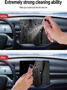 1pc Multi-Functional Screen Cleaner With Spray And Wipe Functions, Includes A Transparent Protective Case, Suitable For All Smartphones, Laptops And Tablets - Multicolor - View 3