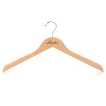 [Customized] Natural Solid Wood Hanger - Carved With Your Exclusive Logo Wooden Rotating Clothes Hanger For Clothing Store Wardrobe, Wooden Clothes Rack, Non-Slip Closet Organizer, Adult Wooden Hanger, Suitable For Wedding,Multi-Functional,Adjustable, Ornamental,Reusable,Exquisite,Adorable,High-Quality,Modern,Colorful,Cute,Comfortable,Stylish,Custom,Personalized,Unique,Ideal Gifts For Him,Ideal Gifts For Her,Boyfriend,Girlfriend,Dad,Mom,Family,Friends,Son,Daughter,Office,Tea Room,School,Home,Home Refresh,Customized Hangers & Racks - Bow Hanger - View 14