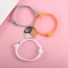 3件套 星星月亮太阳拼接 闺蜜手链 男士时尚友谊礼物 - 星星月亮太陽手鍊 - 查看 4