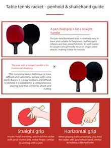 1pc Century Dawn 5-Star Table Tennis Racket, Professional Training & Competition Grade, High Elasticity , 7-Ply Solid Wood Blade, Comes With Case, Single Racket Set, Carbon Fiber Blade, Gym & Club Sports Equipment - Multicolor - View 8