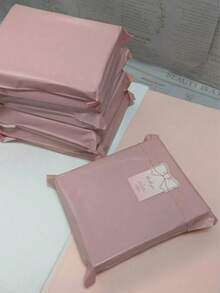 20pcs Thick Waterproof Solid Color Packaging Bags, Courier Bags, Pink Courier Bags, Shopping Bags, Thank You Gift Bags, Polyethylene Postal Envelopes, Minimalist Multi-Purpose Packaging Bags, Suitable For School, Office, Transportation, Mailing, Holiday Gifts, Various Items (Such As Clothing/Jewelry, Socks) And Back-To-School Mailing Packages. - Dusty Pink - View 5